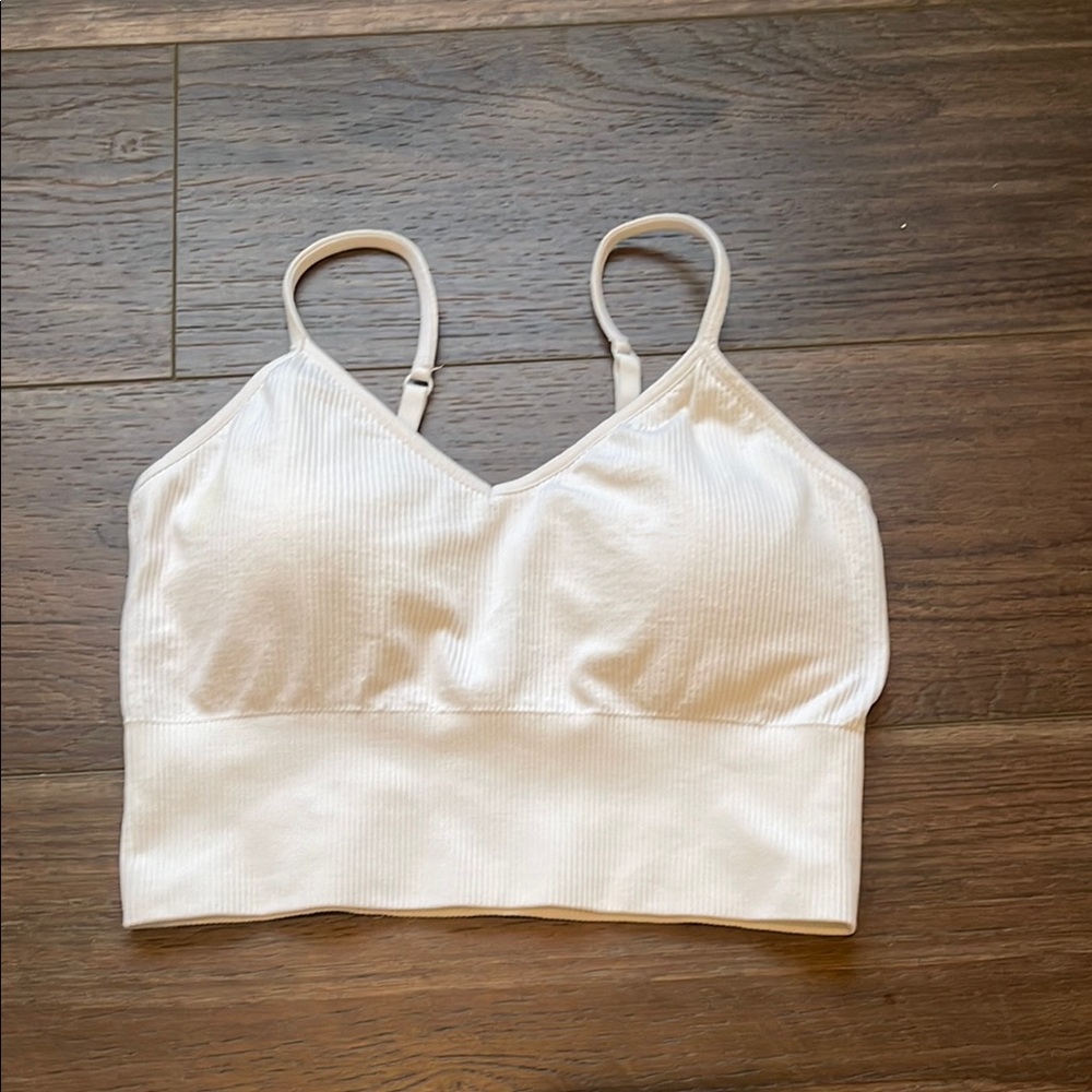 Z by Zella White Crop Top Tank